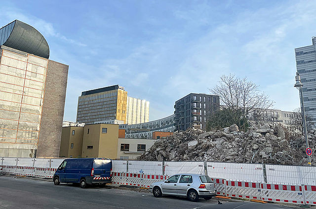 Abriss Markgrafenstraße 11–14, 10969 Berlin-Kreuzberg