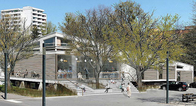 Ansicht 1.Preis FF-Architekten 